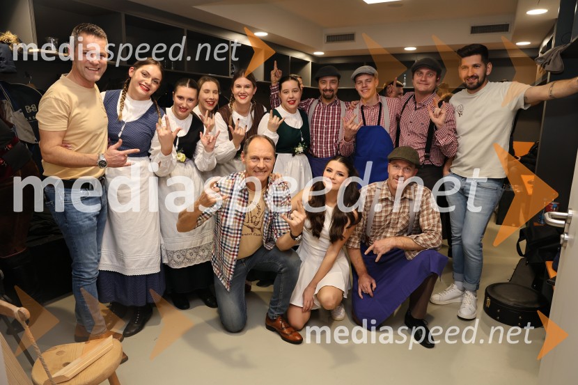 Silvestrski pozdrav 2025, snemanje oddaje v Dvorani Tabor