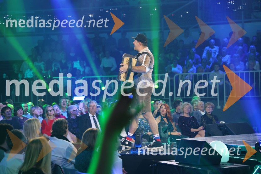 Silvestrski pozdrav 2025, snemanje oddaje v Dvorani Tabor