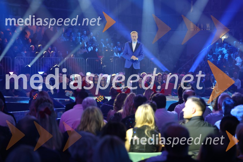 Silvestrski pozdrav 2025, snemanje oddaje v Dvorani Tabor