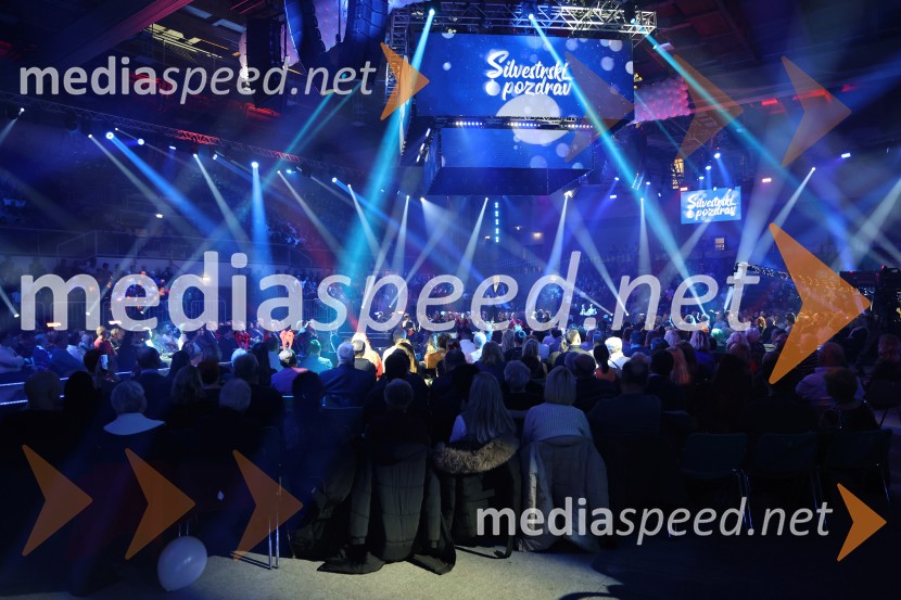 Silvestrski pozdrav 2025, snemanje oddaje v Dvorani Tabor