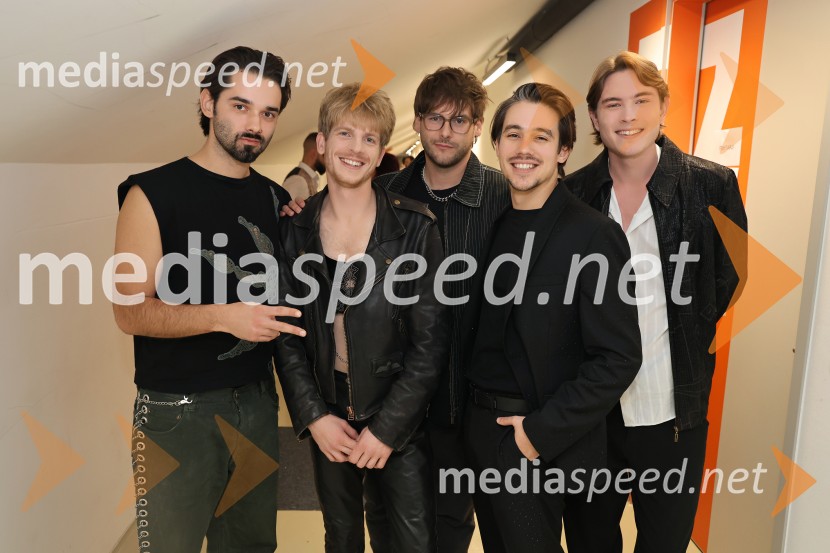  Jan  Peteh, Joker Out;  Jure Maček,  Joker Out;  Nace  Jordan, Joker Out;  Bojan Cvjetićanin, Joker Out;  Kris  Guštin, Joker OutSilvestrski pozdrav 2025, snemanje oddaje v Dvorani Tabor