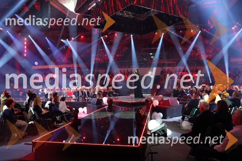 Silvestrski pozdrav 2025, snemanje oddaje v Dvorani Tabor