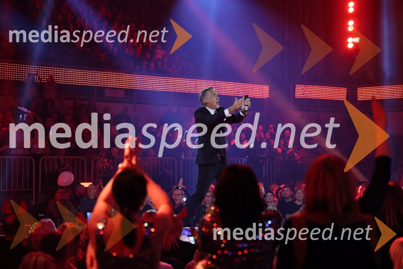 Silvestrski pozdrav 2025, snemanje oddaje v Dvorani Tabor