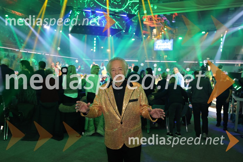  Alfi Nipič, pevecSilvestrski pozdrav 2025, snemanje oddaje v Dvorani Tabor