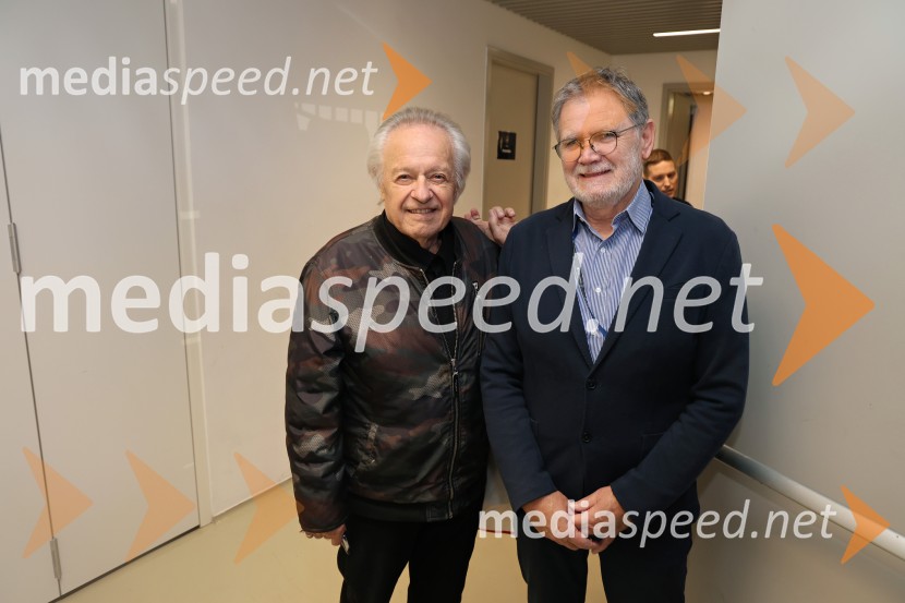  Alfi Nipič, pevec;  ... Silvestrski pozdrav 2025, snemanje oddaje v Dvorani Tabor