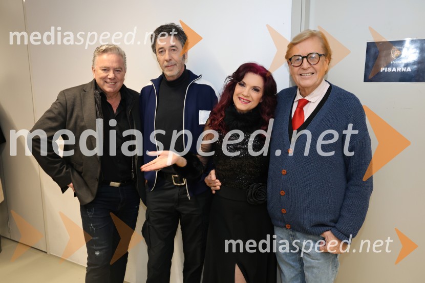  ... ;  Franci Kek, slovenski režiser, producent, igralec, politik ;  ... ;  Vinko Šimek, komikSilvestrski pozdrav 2025, snemanje oddaje v Dvorani Tabor