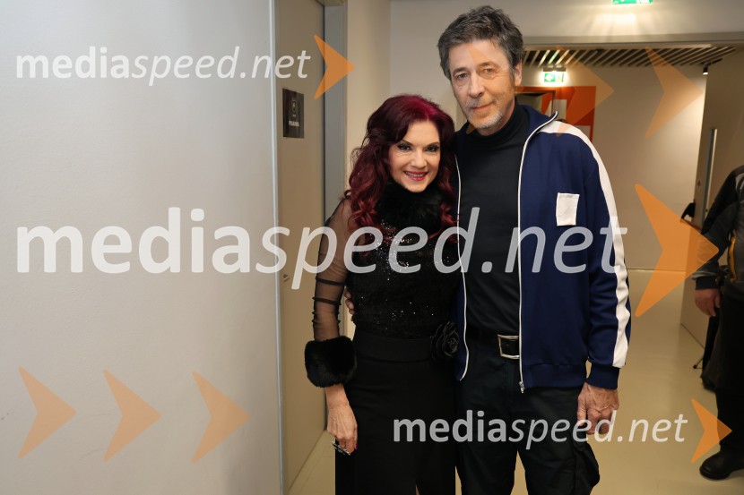  ... ;  Franci Kek, slovenski režiser, producent, igralec, politik Silvestrski pozdrav 2025, snemanje oddaje v Dvorani Tabor