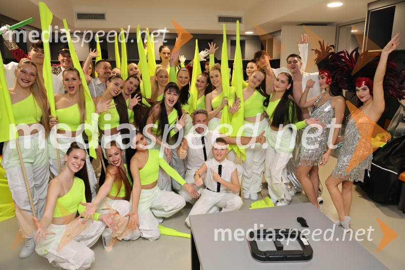 Silvestrski pozdrav 2025, snemanje oddaje v Dvorani Tabor