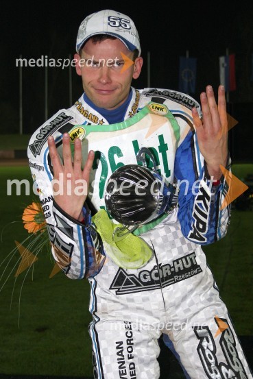 Matej Žagar, osmi naslov državnega prvaka Slovenije med posameznikiSpeedway, DP posameznikov Slovenije in Hrvaške, 4. dirka, FINALE