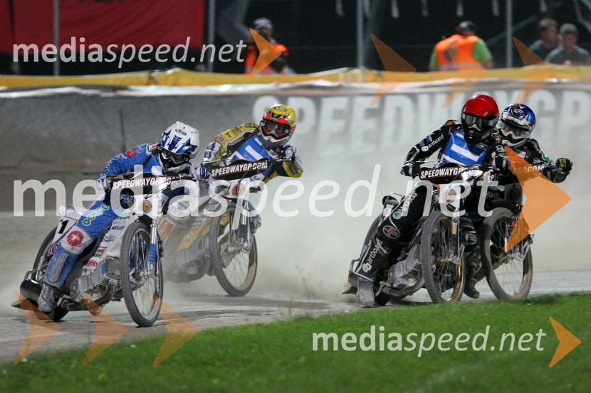 Nicki Pedersen, Hans Andersen, Andreas Jonsson, Emil SayfutdinovSPEEDWAY GRAND PRIX VN Italije 2009