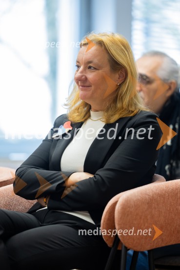 dr. Alenka Kepic Mohar, glavna urednica Mladinske knjige in direktorica Cankarjeve založbePredstavitev knjižnih novosti Cankarjeve založbe