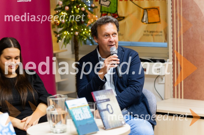  Selma  Skenderović, prevajalka;  Andrej Blatnik, pisateljPredstavitev knjižnih novosti Cankarjeve založbe