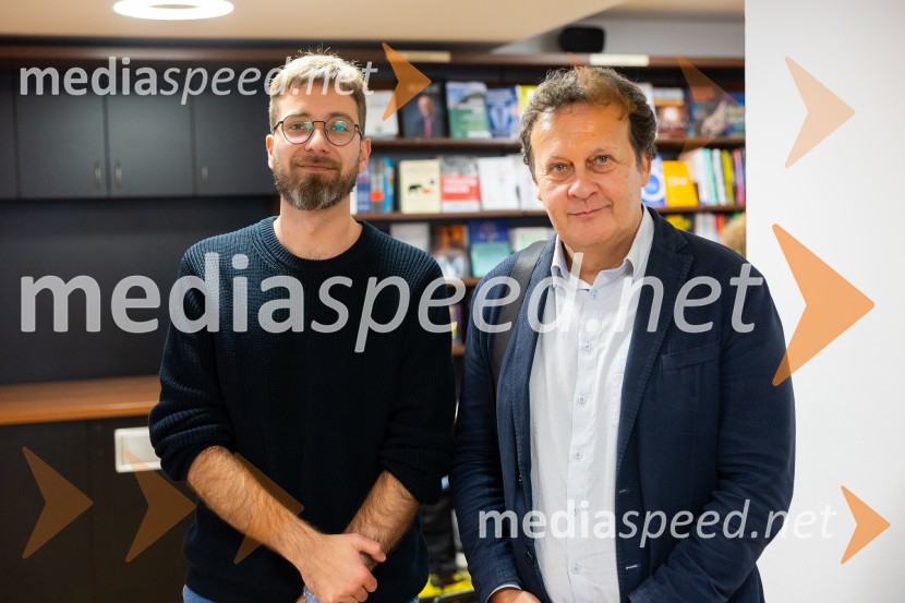  Sašo Puljarević, literarni kritik;  Andrej Blatnik, pisateljPredstavitev knjižnih novosti Cankarjeve založbe