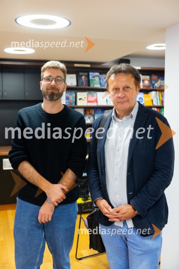  Sašo Puljarević, literarni kritik;  Andrej Blatnik, pisateljPredstavitev knjižnih novosti Cankarjeve založbe