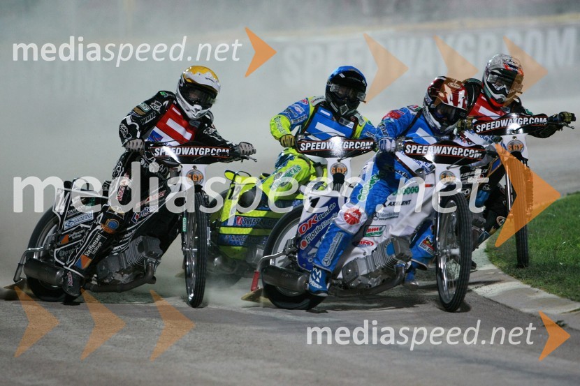 Sebastian Ulamek, Keneth Bjerre, Nicki Pedersen, Emil SayfutdinovSPEEDWAY GRAND PRIX VN Italije 2009