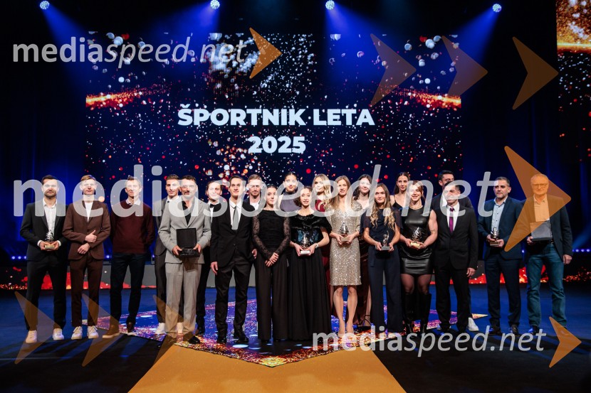 Športnik leta 2025, podelitev priznanj