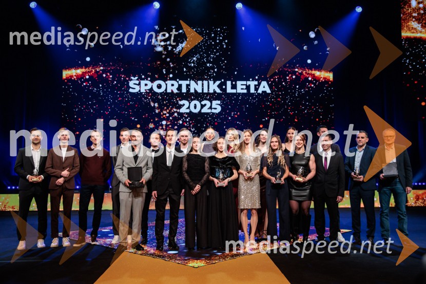 Športnik leta 2025, podelitev priznanj