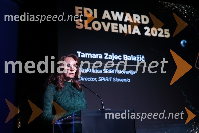  Tamara Zajec Balažič, direktorica, SPIRIT SlovenijaSlovenija podelila nagrade najboljšim tujim investitorjem 2025