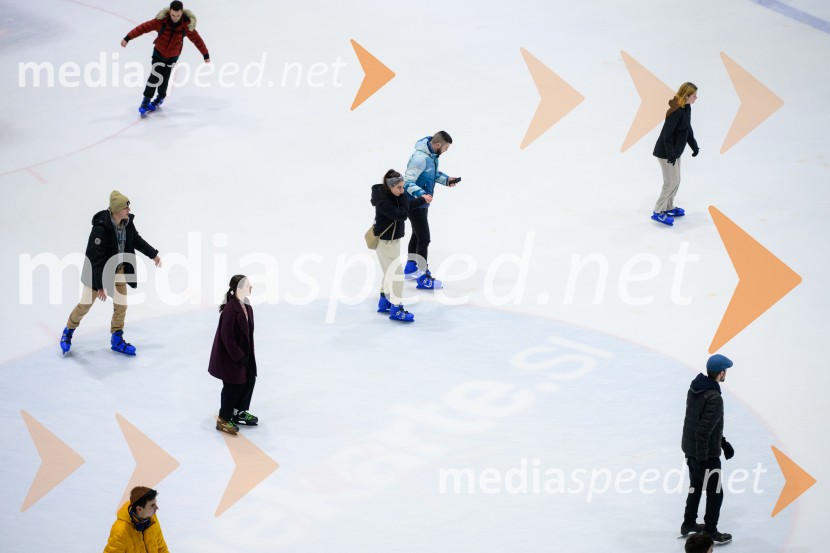 Študentsko drsanje znova privabilo številne navdušence na led