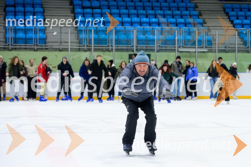 Študentsko drsanje znova privabilo številne navdušence na led