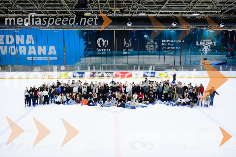 Študentsko drsanje znova privabilo številne navdušence na led