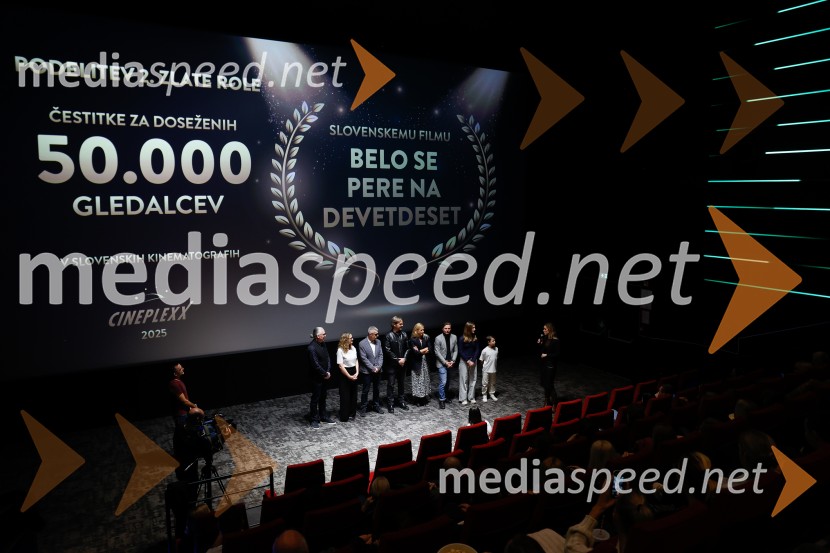 Podelitev druge zlate role za ustvarjalce filma Belo se pere na 90