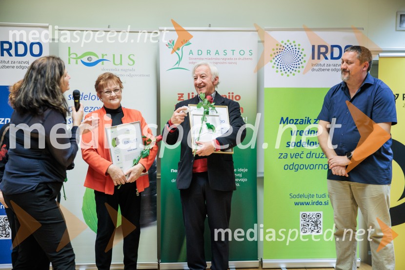 Podeljeni nagradi HORUS in ADRASTOS 2025 za družbeno odgovornost in trajnostni razvoj