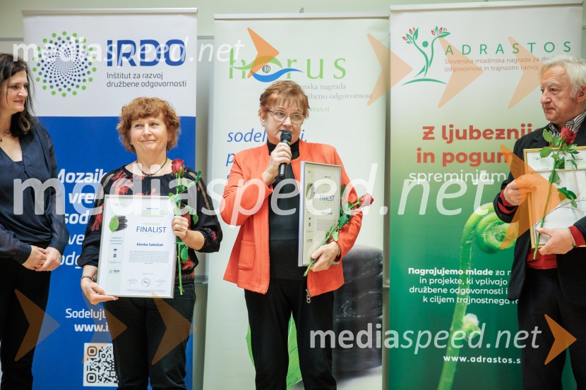 Podeljeni nagradi HORUS in ADRASTOS 2025 za družbeno odgovornost in trajnostni razvoj