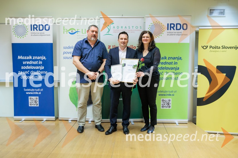 Podeljeni nagradi HORUS in ADRASTOS 2025 za družbeno odgovornost in trajnostni razvoj