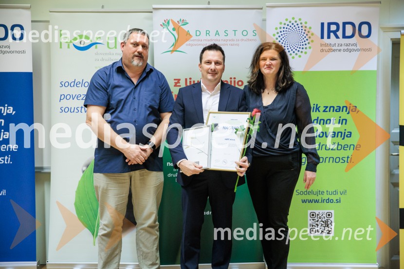 Podeljeni nagradi HORUS in ADRASTOS 2025 za družbeno odgovornost in trajnostni razvoj