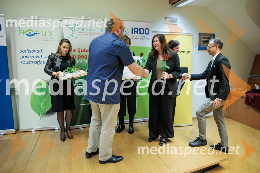 Podeljeni nagradi HORUS in ADRASTOS 2025 za družbeno odgovornost in trajnostni razvoj