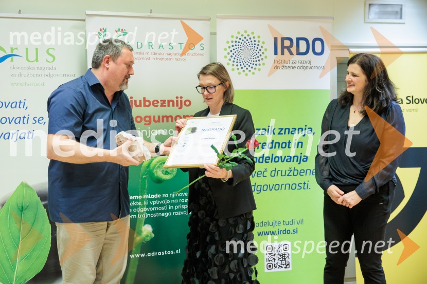 Podeljeni nagradi HORUS in ADRASTOS 2025 za družbeno odgovornost in trajnostni razvoj