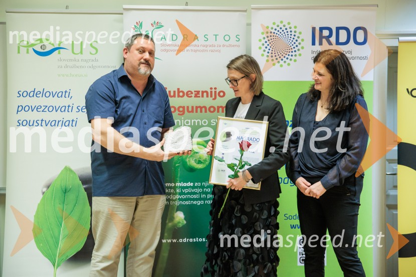 Podeljeni nagradi HORUS in ADRASTOS 2025 za družbeno odgovornost in trajnostni razvoj
