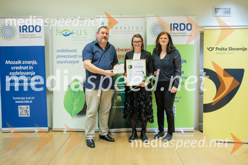 Podeljeni nagradi HORUS in ADRASTOS 2025 za družbeno odgovornost in trajnostni razvoj