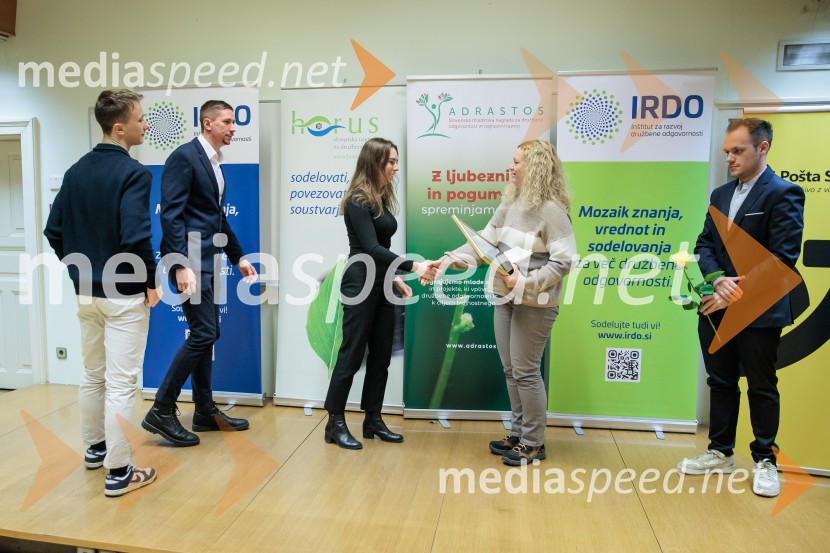 Podeljeni nagradi HORUS in ADRASTOS 2025 za družbeno odgovornost in trajnostni razvoj