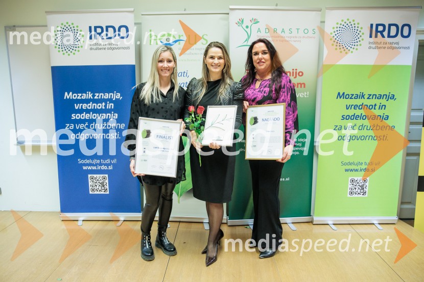 Podeljeni nagradi HORUS in ADRASTOS 2025 za družbeno odgovornost in trajnostni razvoj