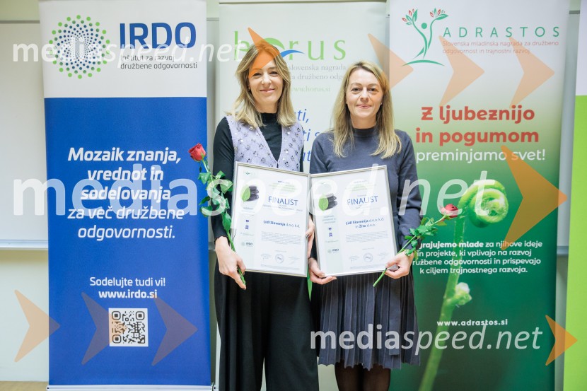 Podeljeni nagradi HORUS in ADRASTOS 2025 za družbeno odgovornost in trajnostni razvoj