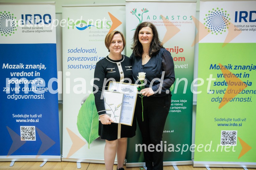 Podeljeni nagradi HORUS in ADRASTOS 2025 za družbeno odgovornost in trajnostni razvoj