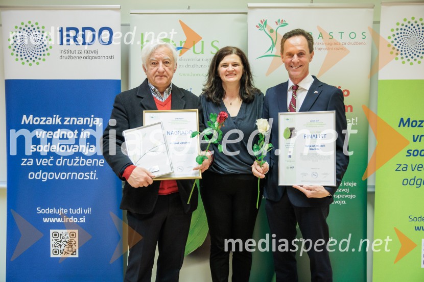 Podeljeni nagradi HORUS in ADRASTOS 2025 za družbeno odgovornost in trajnostni razvoj