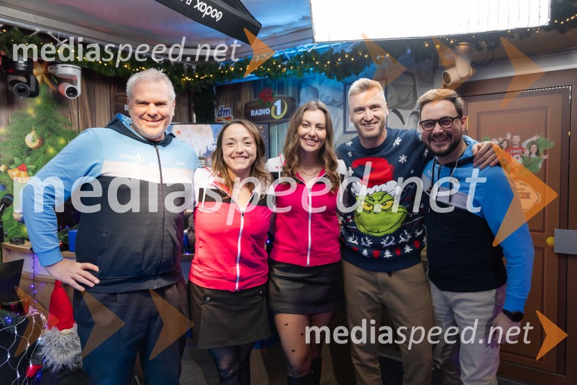  Miha Deželak, radijski voditelj, humanitarec;  Anja Ramšak, voditeljica, Radio 1;  Lara Tošić, radijska voditeljica;  Denis Avdić, voditelj;  Nejc Šmit, improvizator, stand up komik, glasbenikDobrodelni maraton Radia 1