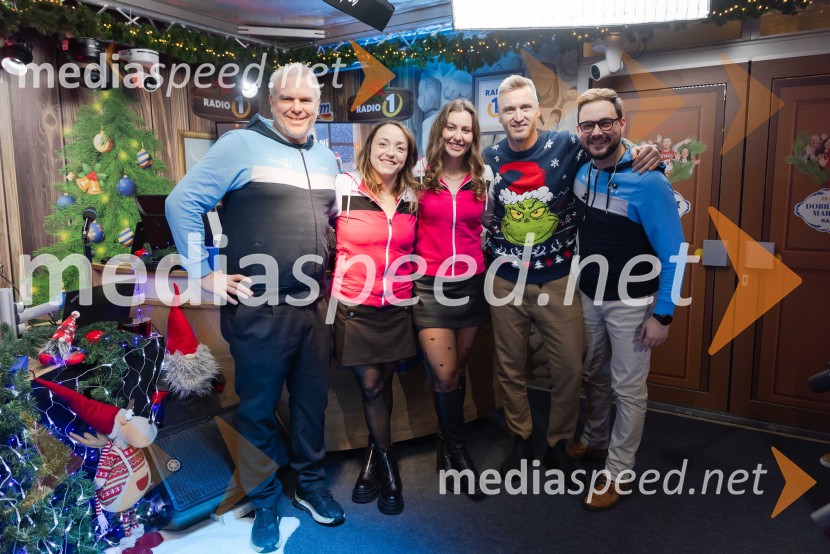  Miha Deželak, radijski voditelj, humanitarec;  Anja Ramšak, voditeljica, Radio 1;  Lara Tošić, radijska voditeljica;  Denis Avdić, voditelj;  Nejc Šmit, improvizator, stand up komik, glasbenikDobrodelni maraton Radia 1