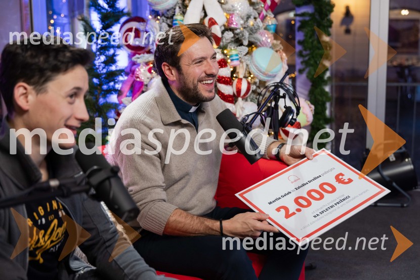  Cene Prevc, nekdanji smučarski skakalec;  Martin Golob, duhovnikDobrodelni maraton Radia 1