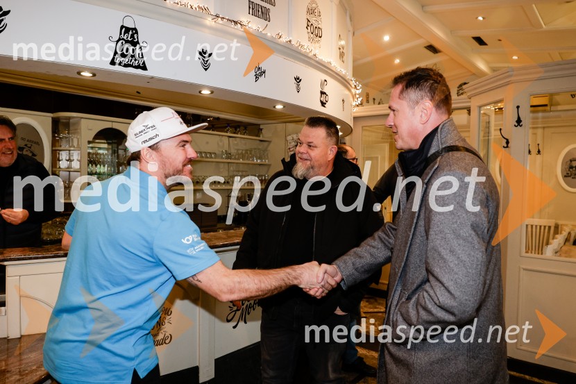 Miha Hrobat, neformalno srečanje z novinarji