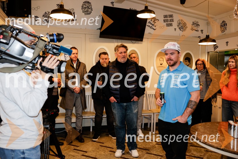 Miha Hrobat, neformalno srečanje z novinarji