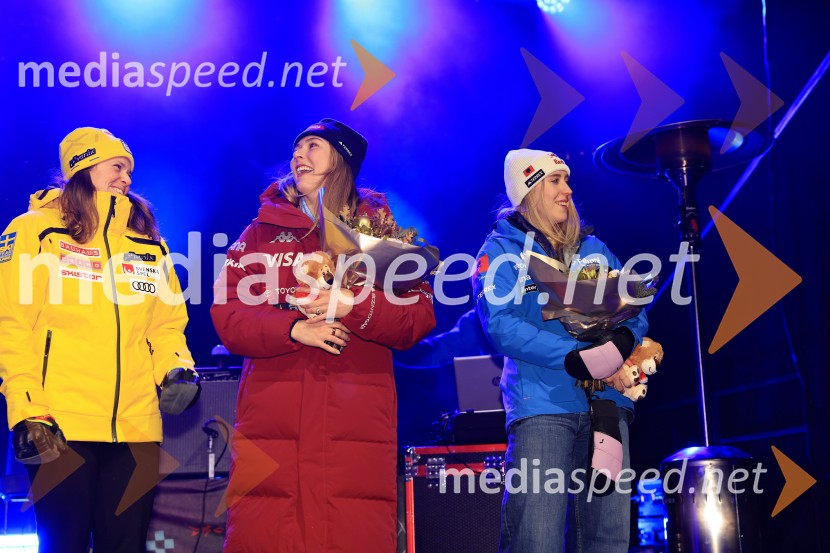 FIS SP v smučanju za ženske Kranjska Gora 2026 podelitev najboljšim v veleslalomu in žreb za slalom