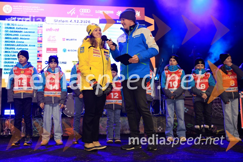 FIS SP v smučanju za ženske Kranjska Gora 2026 podelitev najboljšim v veleslalomu in žreb za slalom