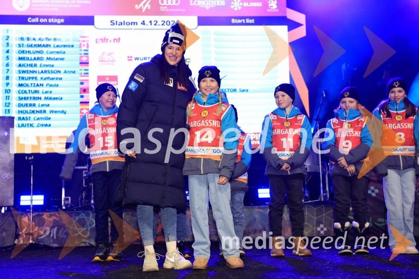 FIS SP v smučanju za ženske Kranjska Gora 2026 podelitev najboljšim v veleslalomu in žreb za slalom