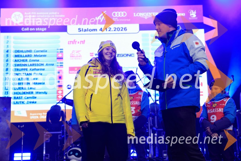 FIS SP v smučanju za ženske Kranjska Gora 2026 podelitev najboljšim v veleslalomu in žreb za slalom