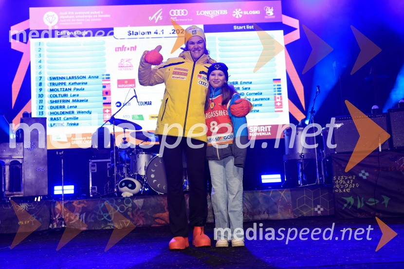 FIS SP v smučanju za ženske Kranjska Gora 2026 podelitev najboljšim v veleslalomu in žreb za slalom