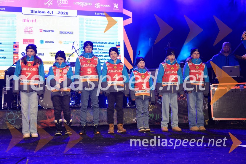 FIS SP v smučanju za ženske Kranjska Gora 2026 podelitev najboljšim v veleslalomu in žreb za slalom